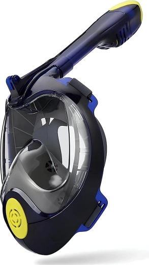 Máscara facial completa para snorkel SM-11 S/M en tonos azules - 1 pieza