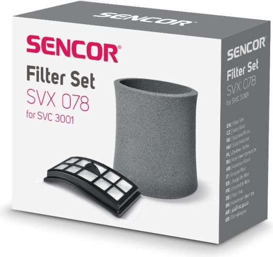 Juego de filtros de repuesto Sencor para SVC 3001