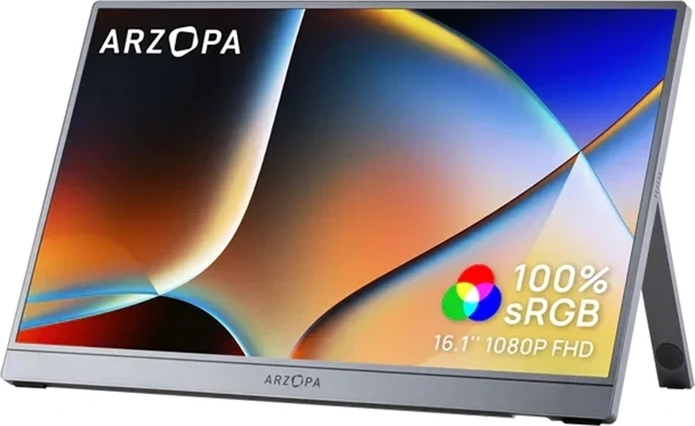 Monitor portátil Arzopa Z1C 16,1" full hd 144 hz ips (gris)
