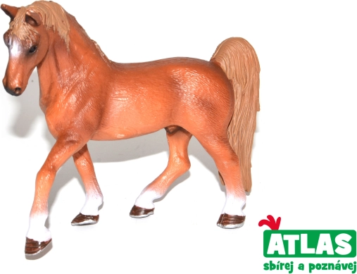 Figura de caballo marrón claro 12 cm