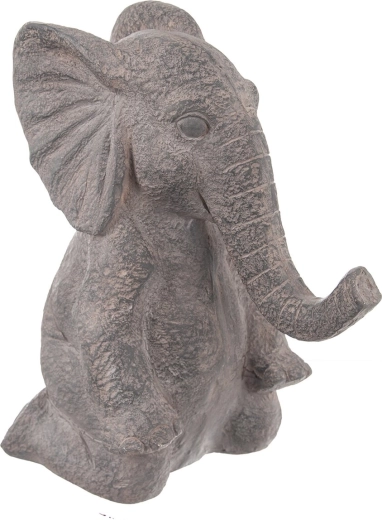 Escultura decorativa de elefante de poliresina 49 cm
