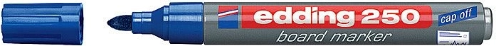 Rotulador para pizarra blanca azul Edding 250