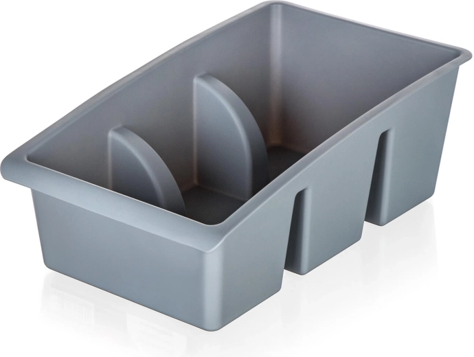 Organizador para especias para cajón 25 × 15 × 9 cm, plástico gris