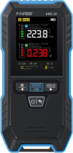 Fnirsi ERD-10 detector de radiación electromagnética 4 en 1