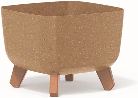 Maceta Gracia Square Eco Wood 24 × 24 cm natural