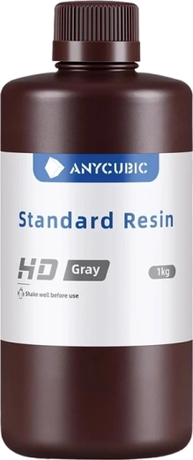 Anycubic resina estándar HD gris 1 kg