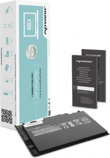 Batería BT04XL para HP EliteBook Folio 9470m/9480m 3500 mAh (52 Wh) Movano