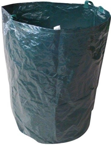 Cesto plegable para residuos de jardín 165 l PE, diámetro 55 cm, altura 70 cm