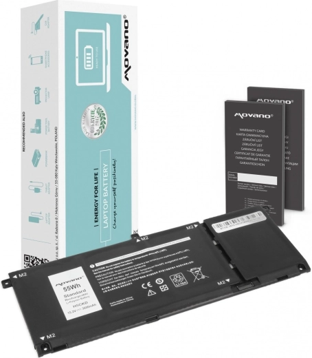 Batería Movano para Dell Inspiron 5400/5401/5402/5406/5501/5508 3600 mAh 55 Wh