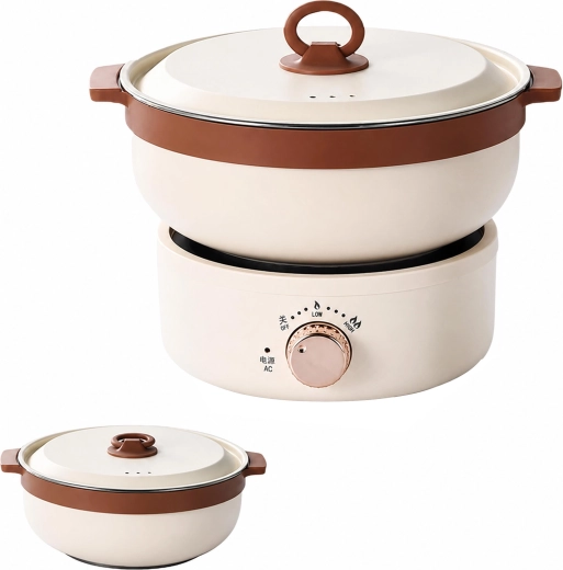 Olla eléctrica portátil multifuncional plegable 2,5 l 700 W - 1 pieza