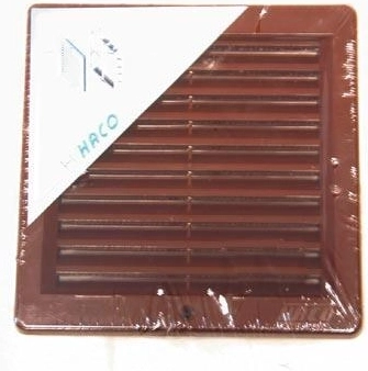 Rejilla de ventilación con mosquitera 200 × 200 mm, blanca