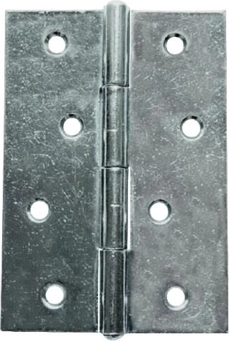 Bisagra articulada 80 × 70 mm galvanizada, paquete de 10 uds.