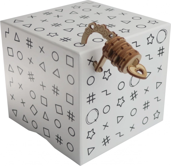 Caja de regalo misteriosa EscapeWelt con candado y pistas