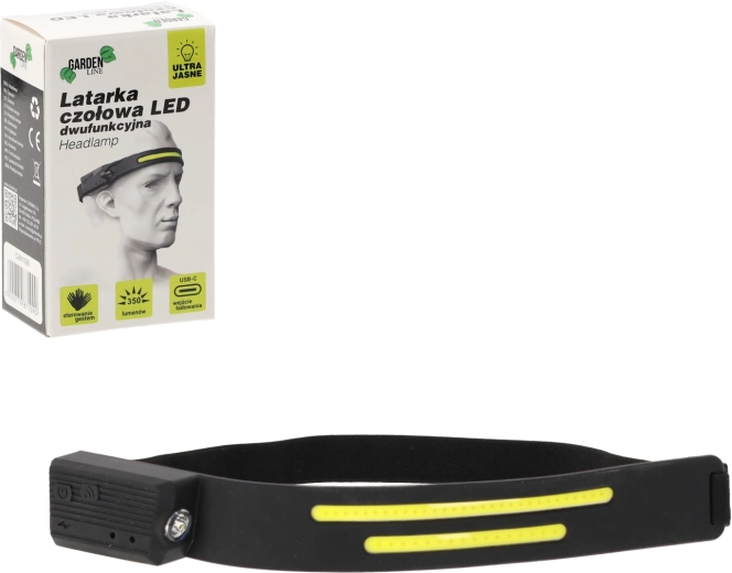 Linterna frontal LED de doble modo