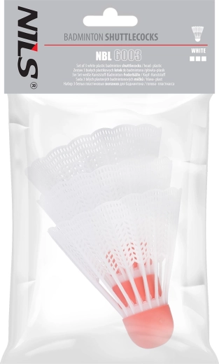 Volantes de bádminton NILS NBL6003, 3 uds.
