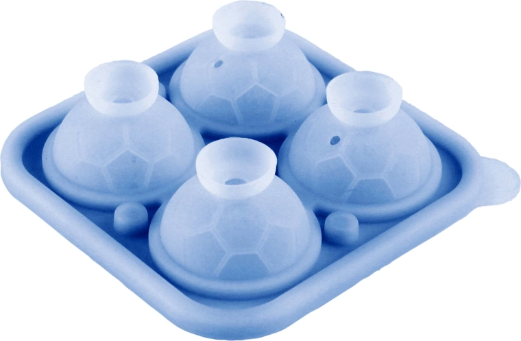 Molde de silicona para hielo – 4 cubos redondos (bolas)