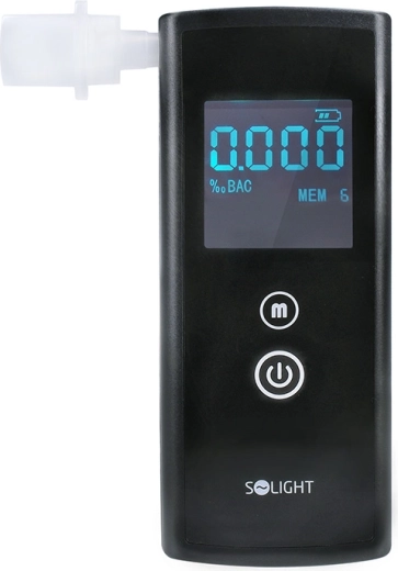 Alcoholímetro Solight 0,00–3,00 ‰ BAC