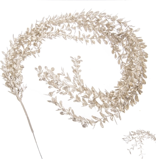 Guirnalda dorada de plástico 88 cm (2 variantes)