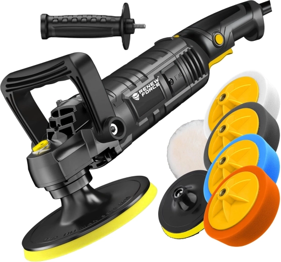 Pulidora rotativa para coche Renew Force 2600 W 150 mm con soft start - 1 unidad