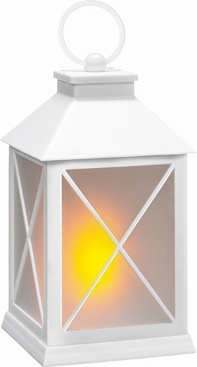 Linterna navideña LED Solight blanca con temporizador