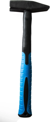 Martillo de cerrajero de 400 g con mango de fibra de vidrio