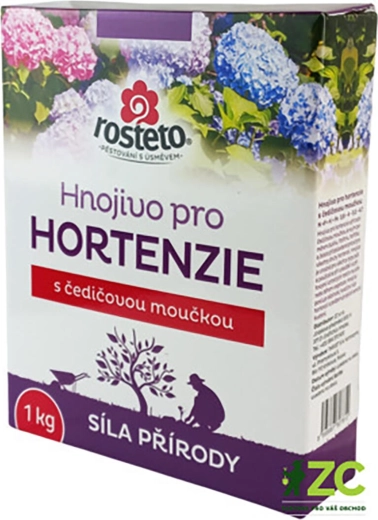 Fertilizante Rosteto con harina de diatomita para hortensias 1 kg