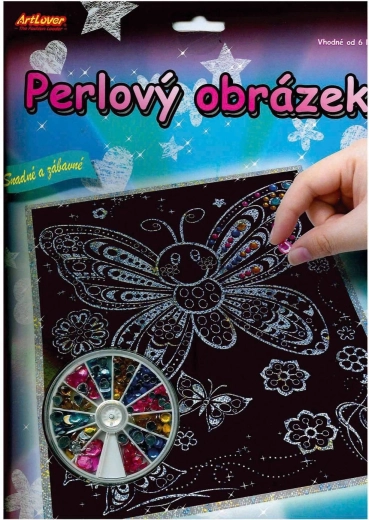 ARTLOVER Cuadro de perlas Búhos 20x25 cm