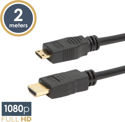 Mini cable HDMI con micro HDMI, 2 m