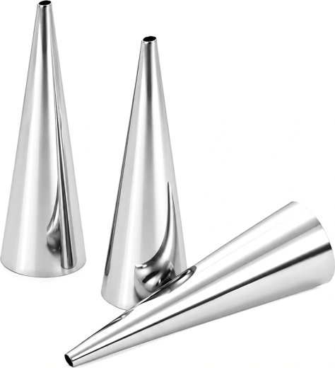 Moldes de acero inoxidable Orion para cucuruchos - 3 unidades