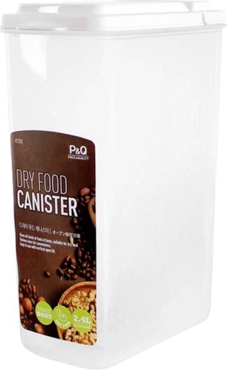 Recipiente para alimentos con tapa dosificadora abatible 2400 ml LOCKnLOCK
