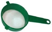 Colador de cocina de 20 cm de plástico con malla fina de 1,3 mm