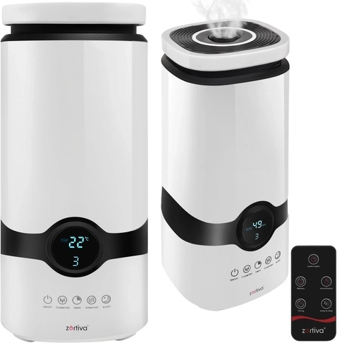 Humidificador de aire ultrasónico Zortiva con aromaterapia e ionizador