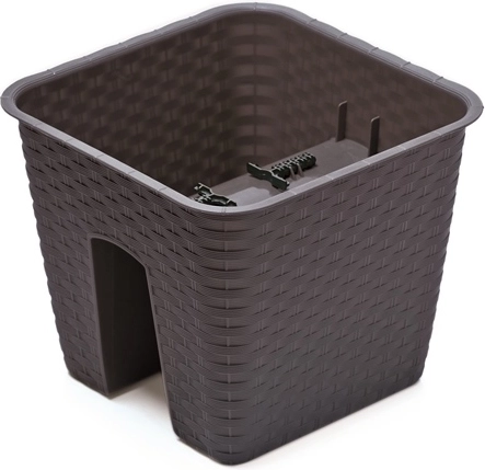 Macetero para barandilla Ratolla 28 cm antracita