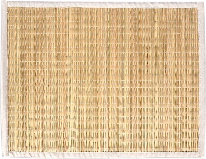 Salvamanteles de ratán para mesa de 45 × 35 cm