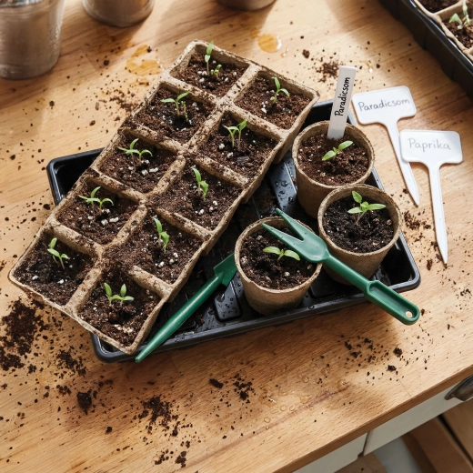 Kit para cultivar plántulas, 66 piezas