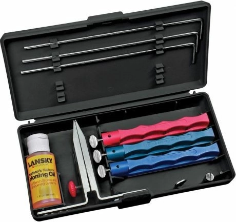 Lansky Standard 3‑Stone System – juego de piedras de afilar