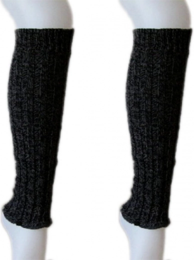 Calentadores de piernas acolchados – negros