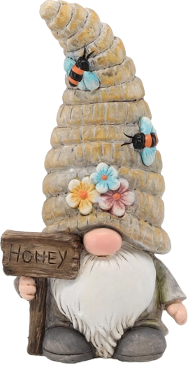 Figura de jardín de duende – decoración resistente para jardín, balcón y terraza