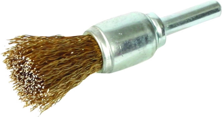 Cepillo rotativo de extremo 12 mm, alambre ondulado 0,3 mm, vástago 6 mm FESTA