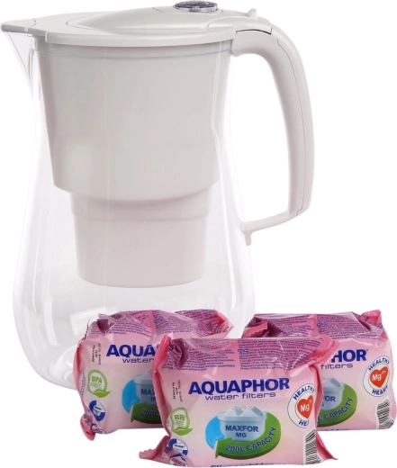 Jarra filtrante Onyx 4,2 l blanca + 3× filtro de magnesio