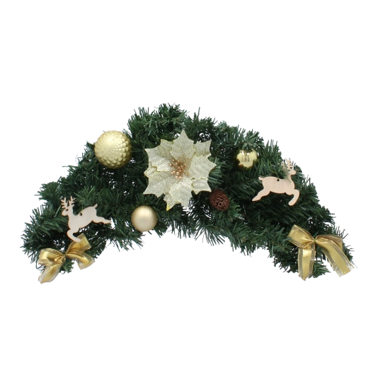 Adorno navideño colgante de 60 cm en color dorado