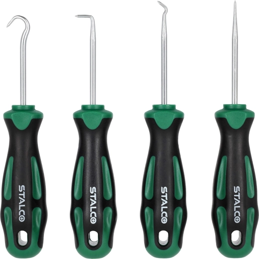 Stalco juego de extractores y ganchos de taller de 4 piezas