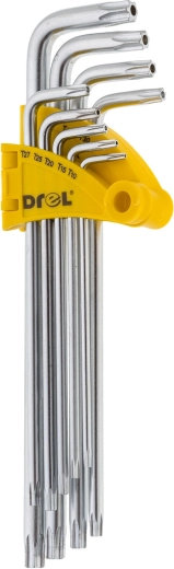 Juego de llaves TORX alargadas 9 piezas DREL