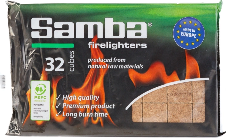 Pastillas de encendido para barbacoa y chimenea - 32 unidades