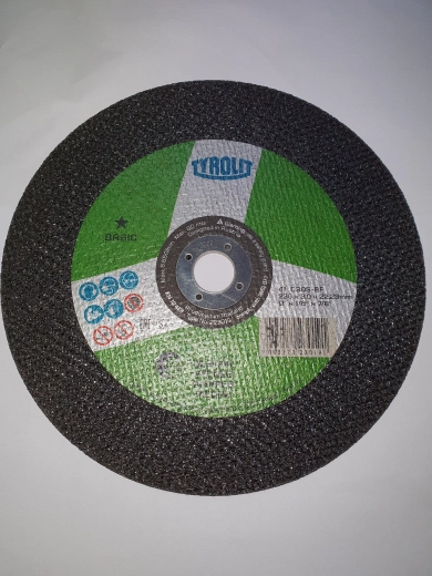 Disco de corte para piedra y hierro fundido 230 × 3,0/3,2 × 22,2 mm