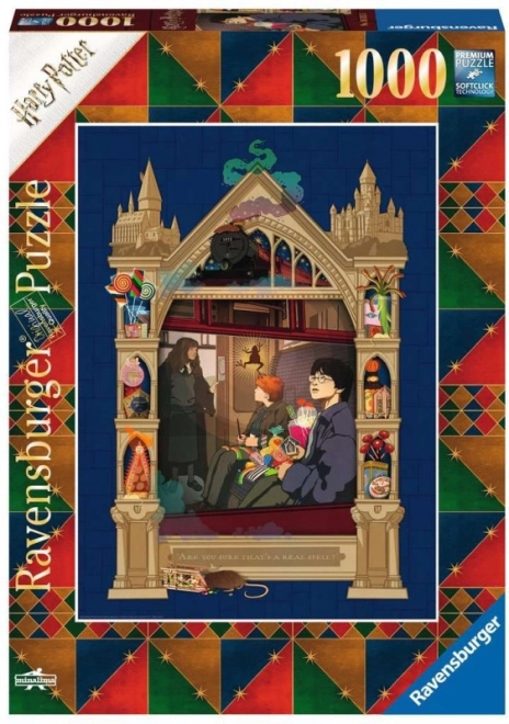 Puzzle Ravensburger Harry Potter Viaje a Hogwarts de 1000 piezas