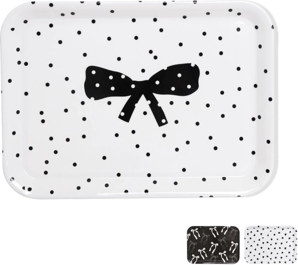 Bandeja de servir de melamina 38 × 27,5 cm, mix de motivos