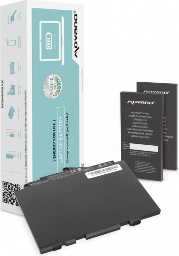 Batería Movano SN03XL para HP EliteBook 725 G3 y 820 G3 (2700 mAh, 30 Wh)