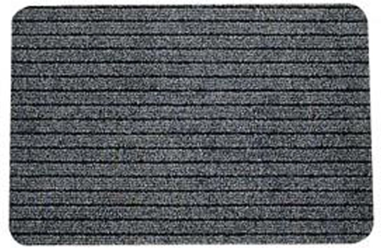 Felpudo para la puerta 40 × 60 cm TORO Atlas, sintético, gris‑negro