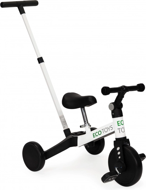 Triciclo infantil con barra de empuje 2 en 1 ECO TOYS